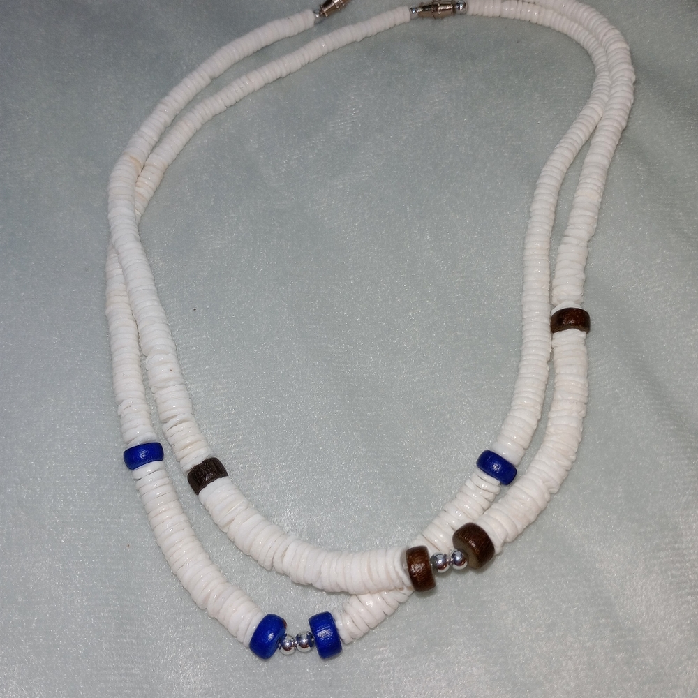Puka Shell Choker necklace x2